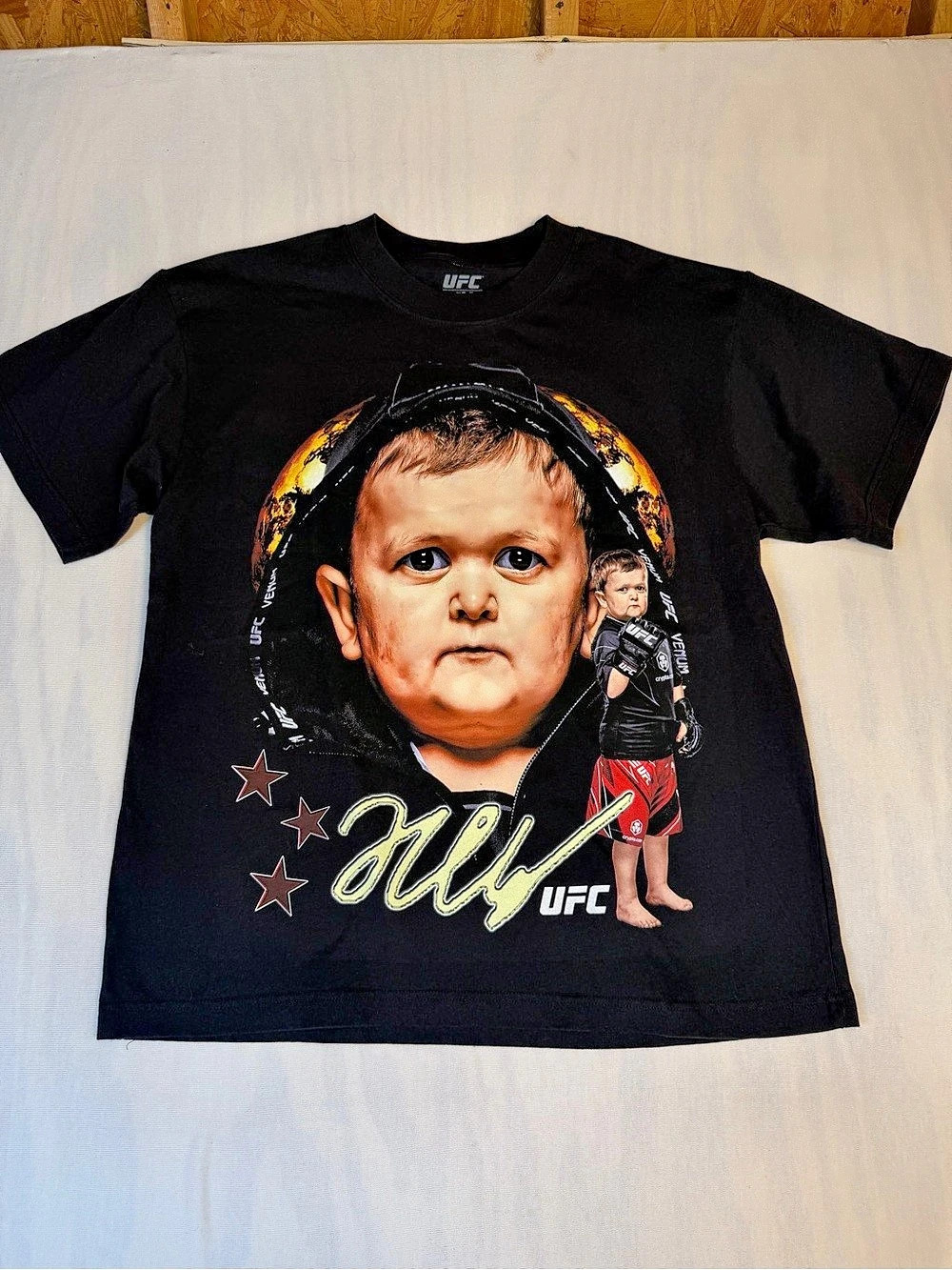NWOT UFC Hashbulla Graphic Tee Black Size: Medium